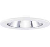 ELCO Lighting EL1411W 4" Adjustable Shower Trim with Clear Reflector and Lens Trim White