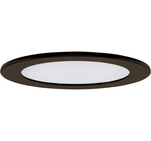 ELCO Lighting EL1412BZ 4" Adjustable Shower Trim with Clear Reflector and Frosted Lens Trim Bronze