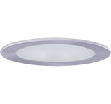 ELCO Lighting EL1412N 4" Adjustable Shower Trim with Clear Reflector and Frosted Lens Trim Nickel