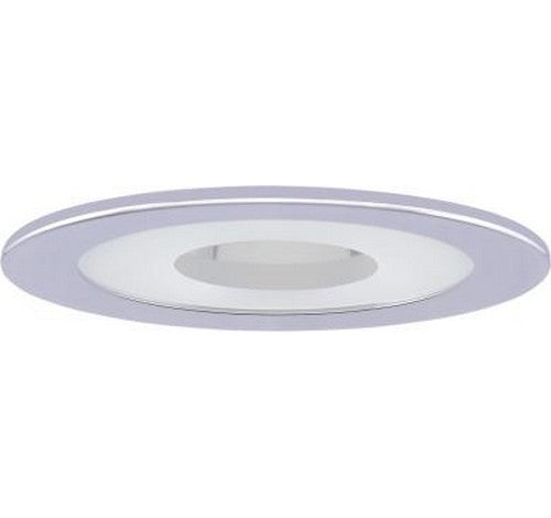 ELCO Lighting EL1415C 4" Shower Trim with Clear Reflector and Frosted Glass Pinhole Trim Clear