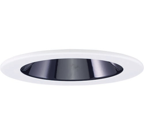 ELCO Lighting EL1421B 4" Adjustable Reflector Trim Black with White Ring