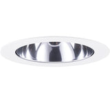 ELCO Lighting EL1422C 4" Adjustable Wall Wash Reflector Trim Clear with White Ring