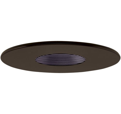ELCO Lighting EL1423BZ 4" Adjustable Pinhole with Baffle Trim Bronze