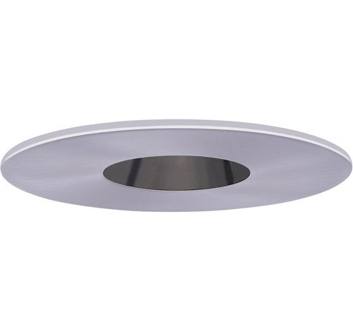 ELCO Lighting EL1429BN 4" Adjustable Pinhole with Reflector Trim Black with Nickel Ring