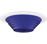 ELCO Lighting EL1453BL 4" Frosted Stepped Glass Trim