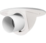 ELCO Lighting EL1487W 4" Adjustable Pull Down with Directional Snoot Trim White