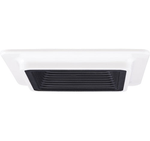 ELCO Lighting EL1491B 4" Square Baffle Trim Black with White Ring