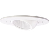 ELCO Lighting EL1498WW 4" Adjustable Eyeball with Baffle Trim All White