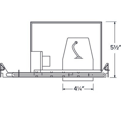 ELCO Lighting EL1499AJICEA 12W 4" Low Voltage New Construction IC Airtight R-60 Foam Insulation Housing