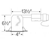 ELCO Lighting EL1499R-75A 75W 4" Low Voltage Airtight Remodel Housing