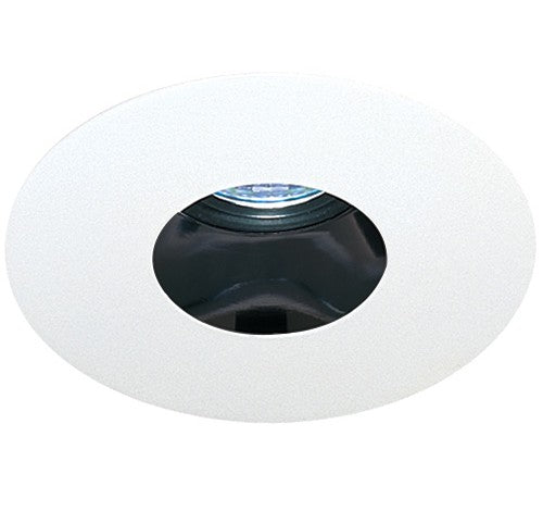 ELCO Lighting EL1521B 6" Adjustable Reflector Trim Black with White Ring