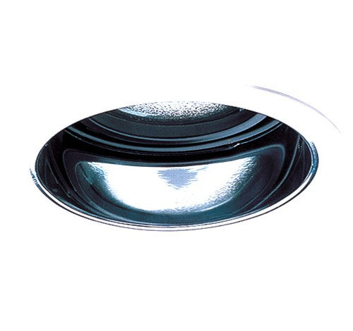 ELCO Lighting EL1576B 6" Reflector with Adjustable Gimbal Ring Trim Black with White Ring