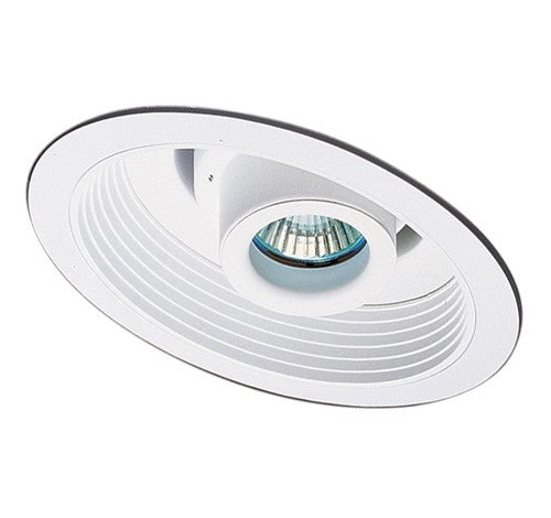 ELCO Lighting EL1612W 6" Sloped Adjustable Spot with Stepped Baffle Trim