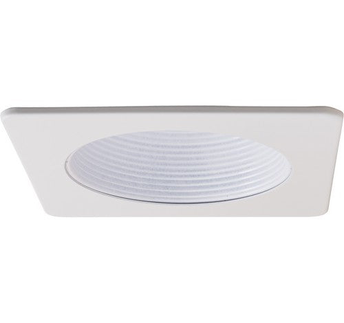 ELCO Lighting EL2324W 3" Die-Cast Square Adjustable Wall Wash Baffle Trim White