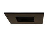 ELCO Lighting EL2384BZ 3 Inches Die-Cast Square Adjustable Baffle Trim All Bronze Finish