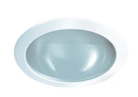 ELCO Lighting EL23B 6 Inches Shower Trim with Frosted Lens Black Finish