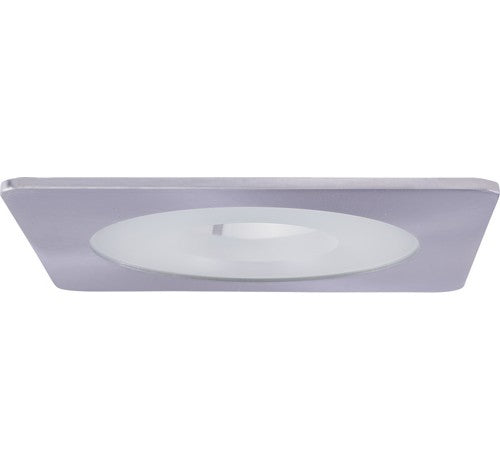 ELCO Lighting EL2415N 4" Square Shower Trim with Frosted Pinhole Lens Nickel