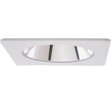 ELCO Lighting EL2421C 4" Square Specular Reflector Trim Chrome with White Ring