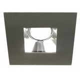 ELCO Lighting EL2482CN 4" Steel Construction Square Adjustable Reflector Trim Clear with Nickel Ring