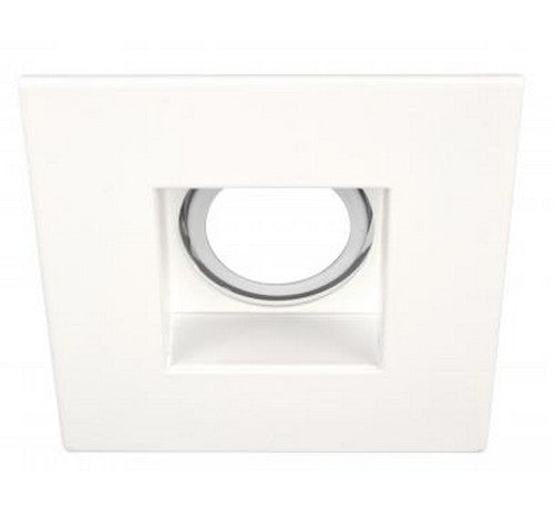 ELCO Lighting EL2482W 4" Steel Construction Square Adjustable Reflector Trim White