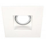 ELCO Lighting EL2482W 4" Steel Construction Square Adjustable Reflector Trim White