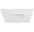 4" white die-cast aluminum square baffle trim with adjustable lampholder, suited for ELCO Lighting EL2484W recessed fixtures.