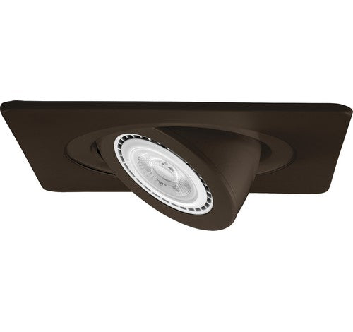 ELCO Lighting EL2488BZ 4" Die-Cast Adjustable with Square Trim Bronze