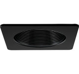 ELCO Lighting EL2493BB 4" Square Phenolic Baffle Trim All Black