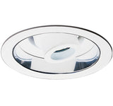 ELCO Lighting EL2511C 6" Adjustable Spot with Reflector Trim Clear with White Ring