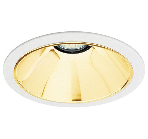 ELCO Lighting EL2516G 6" Adjustable Reflector Trim Gold with White Ring