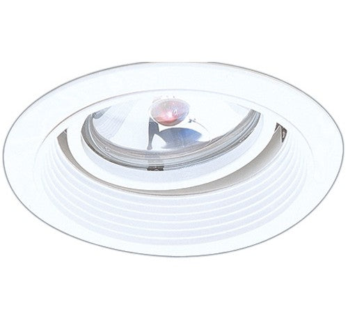 ELCO Lighting EL2575W 6" Baffle with Adjustable Gimbal Ring Trim White