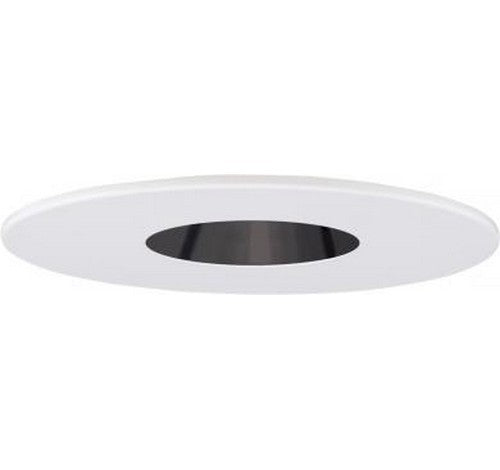 ELCO Lighting EL2619WB 3 Inch Die-Cast Pinhole Trim Black with White Ring Reflector
