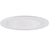 3" all-white adjustable die-cast reflector trim for recessed lighting, round with smooth finish.
