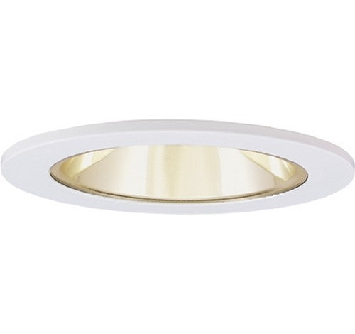 ELCO Lighting EL2622G 3" Adjustable Wall Wash Reflector Trim Gold with White Ring
