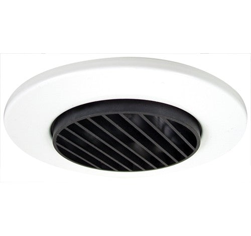 ELCO Lighting EL2633B 3" Die-Cast Louvered Bottom Black Trim