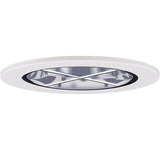 ELCO Lighting EL2644C 3" Reflector with Cross Blade Trim Chrome with White Ring