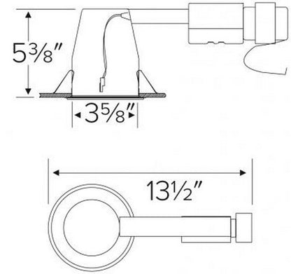 ELCO Lighting EL2699LDRICA 12W 3 Inch Remodel Housing