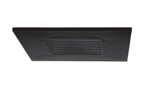 ELCO Lighting EL2984B 4 Inch Square Die-Cast Baffle Trim Black Finish