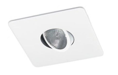 ELCO Lighting EL2985W 4 Inch Square Trim Gimbal White Finish