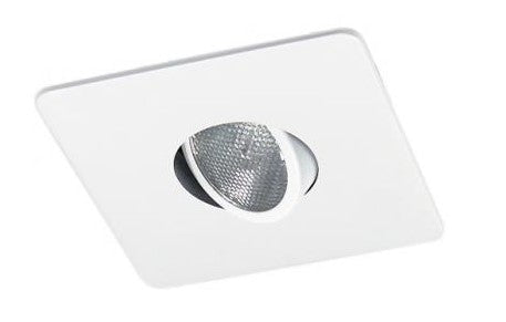 ELCO Lighting EL2985B 4 Inch Square Trim Gimbal Black Finish