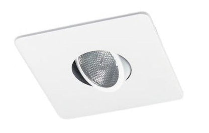 ELCO Lighting EL2985B 4 Inch Square Trim Gimbal Black Finish