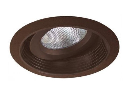 ELCO Lighting EL376BZ 6 Inch Adjustable Phenolic Baffle with Gimbal Trim Bronze Finish