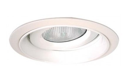 ELCO Lighting EL377W 6 Inch Adjustable Reflector with Gimbal Trim All White Finish