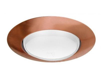 ELCO Lighting EL40CP 6 Inch Open Trim with Coil Springs Copper Finish
