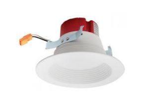 ELCO Lighting EL41535W 4 Inch Round LED Insert Reflector Recessed Lighting Trim White Finish 3500K