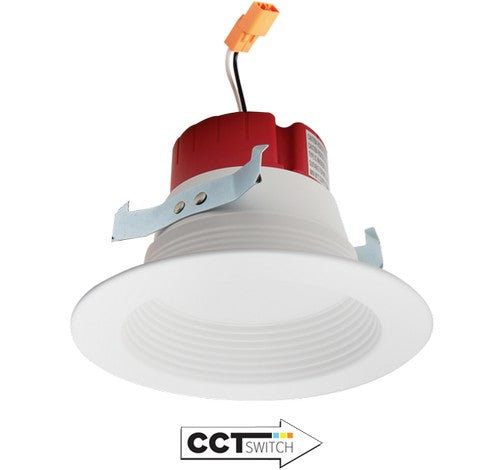 ELCO Lighting EL410CT5W 12W 4 Inch Five-Color Temperature Switch LED Baffle Inserts - BuyRite Electric