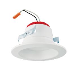 ELCO Lighting EL41530W 4 Inch Round LED Insert Reflector Recessed Lighting Trim White Finish 3000K