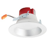 ELCO Lighting EL41727H 12W 4 Inch Round High Lumen LED Reflector Insert Haze with White Ring Finish 2700K 1000 lm
