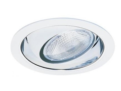 ELCO Lighting EL419BB 6 Inches Regressed Eyeball with Reflector Trim All Black Finish