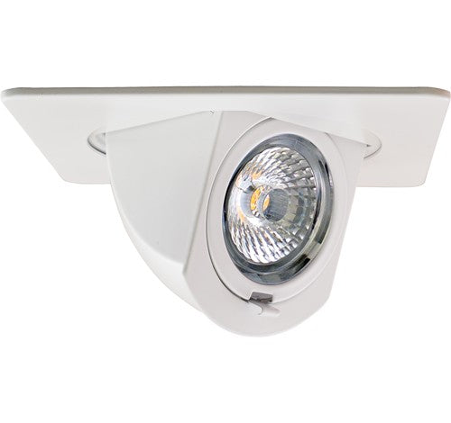 ELCO Lighting EL44727DXW 12.6W 4 Inch 0-10V Square Adjustable LED Insert White Finish 2700K